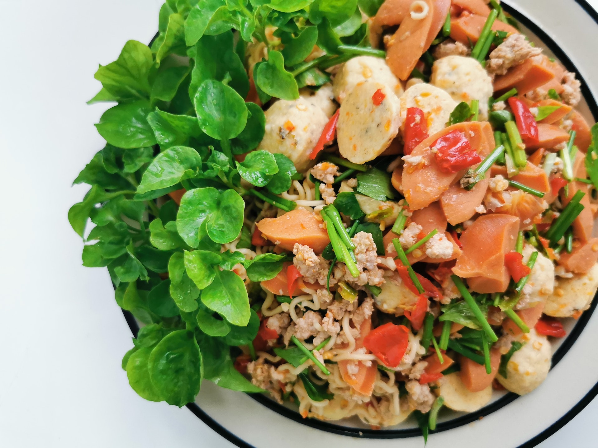 Geroosterde zalmsalade met cocktaildressing